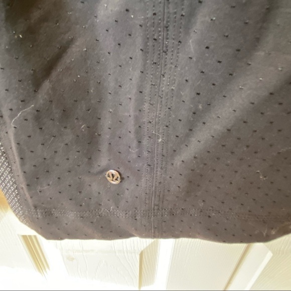 Lululemon‎ Cocoon Car Coat Jacket Shine Dot Black Gray size XS - Picture 7 of 9
